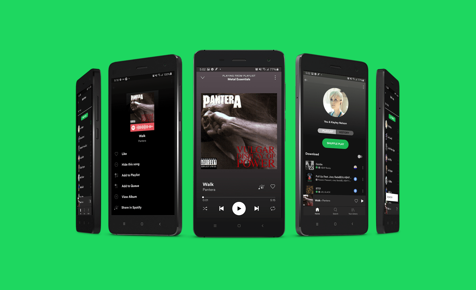 Spotify Testing New Interface for Its Now Playing Feature